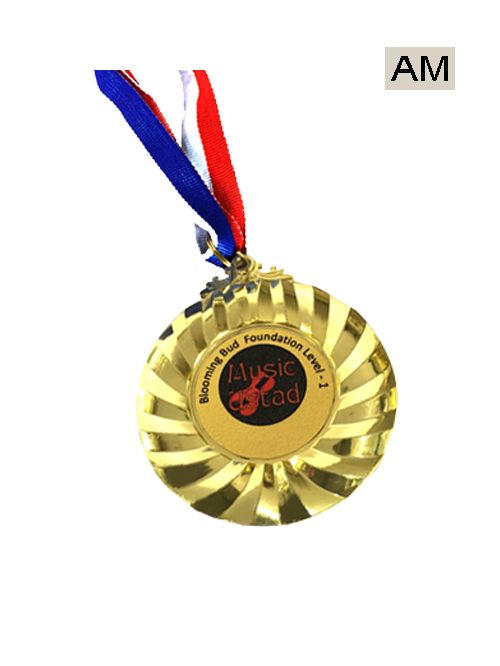 gold plating sticker medal