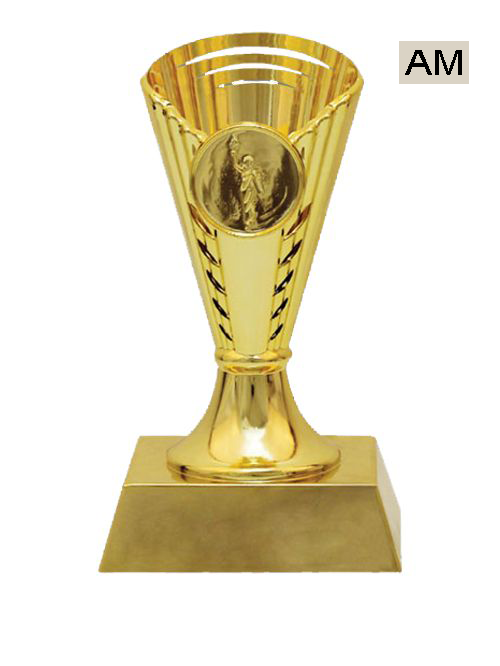golden plastic trophy